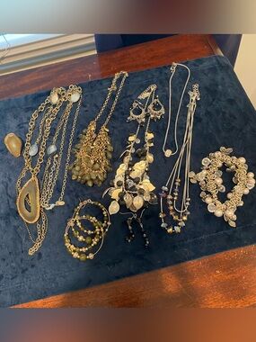 Chicos Assorted Women's Gold Fashion Necklaces and Earring Sets